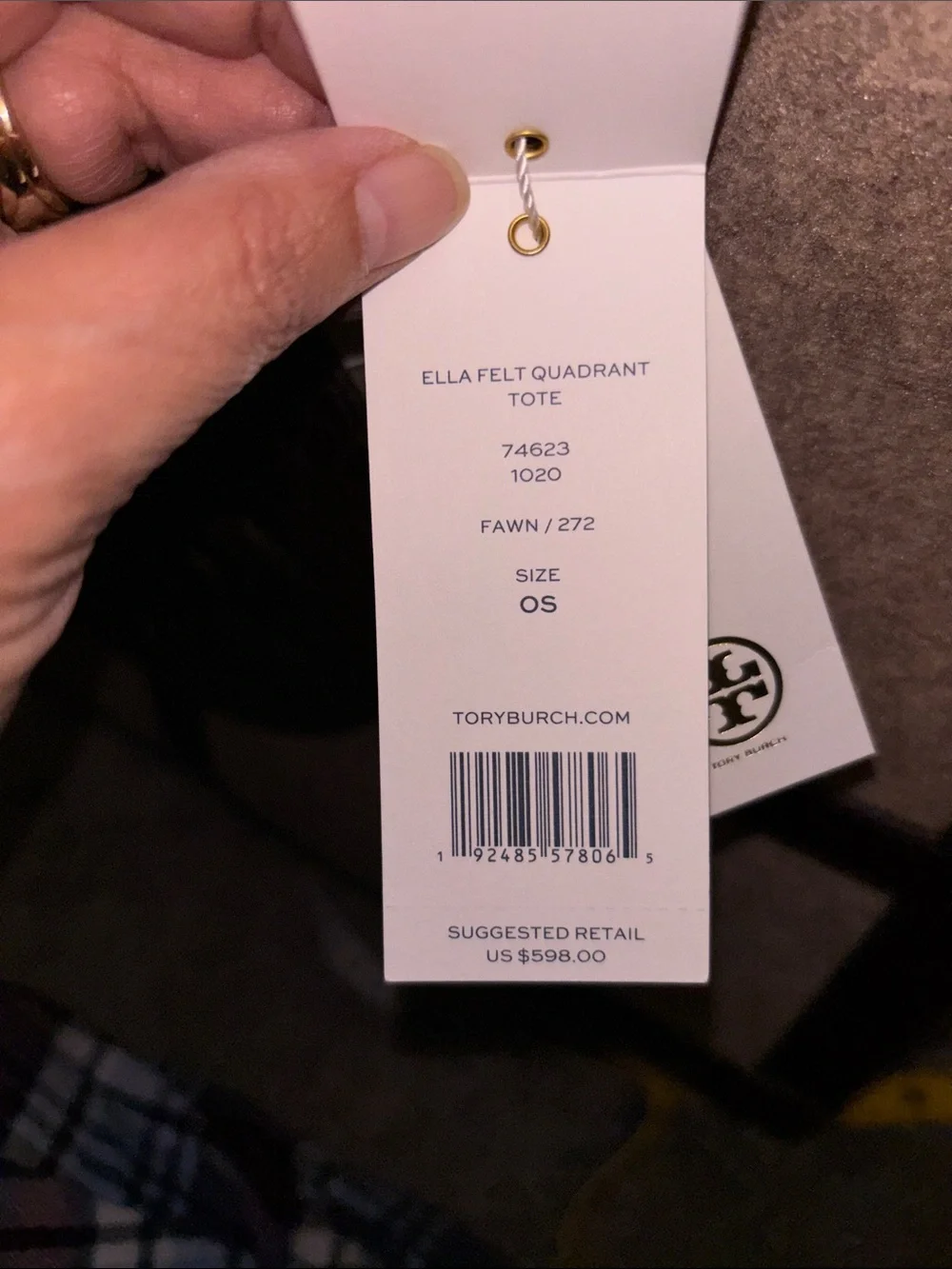 Tory Burch structured felt